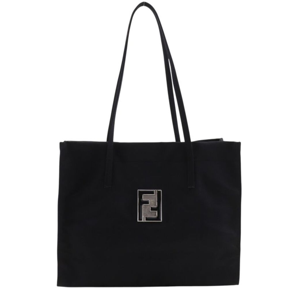 Fendi Vintage Ff Nylon Black Nylon Tote Bag Bag